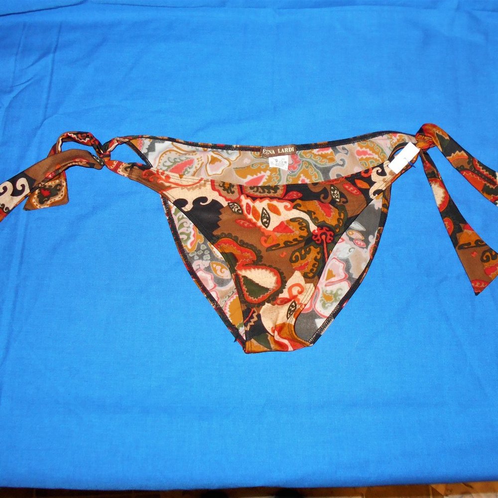 Elena Lardi Brown Bikini Bottom (S) - NWOT